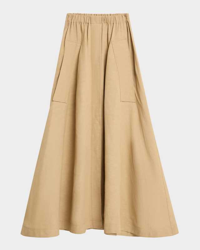 Parachute Maxi Skirt